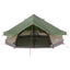 Tipi telt med tag Grøn 800 x 800 x 430 cm Polyester og Stål