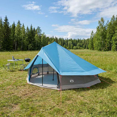 Tipi telt 20 personer Blå Polyester og Stål