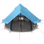 Tipi telt med tag Blå 250 x 250 cm Polyester og Stål