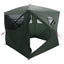 Jagttelt med tag Army Grøn 143 x 143 x 165 cm Polyester og Stål