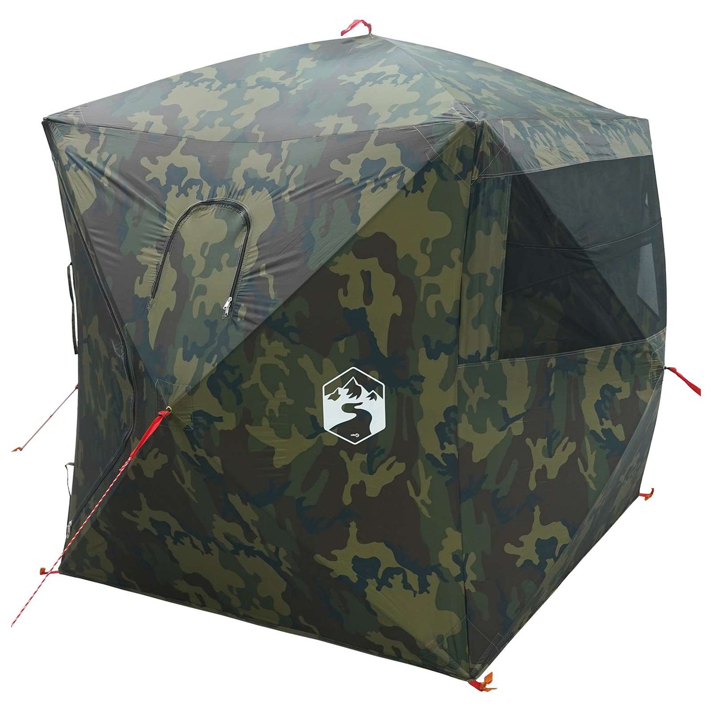 Jagttelt Camouflage 143 x 143 x 165 cm Polyester og Stål