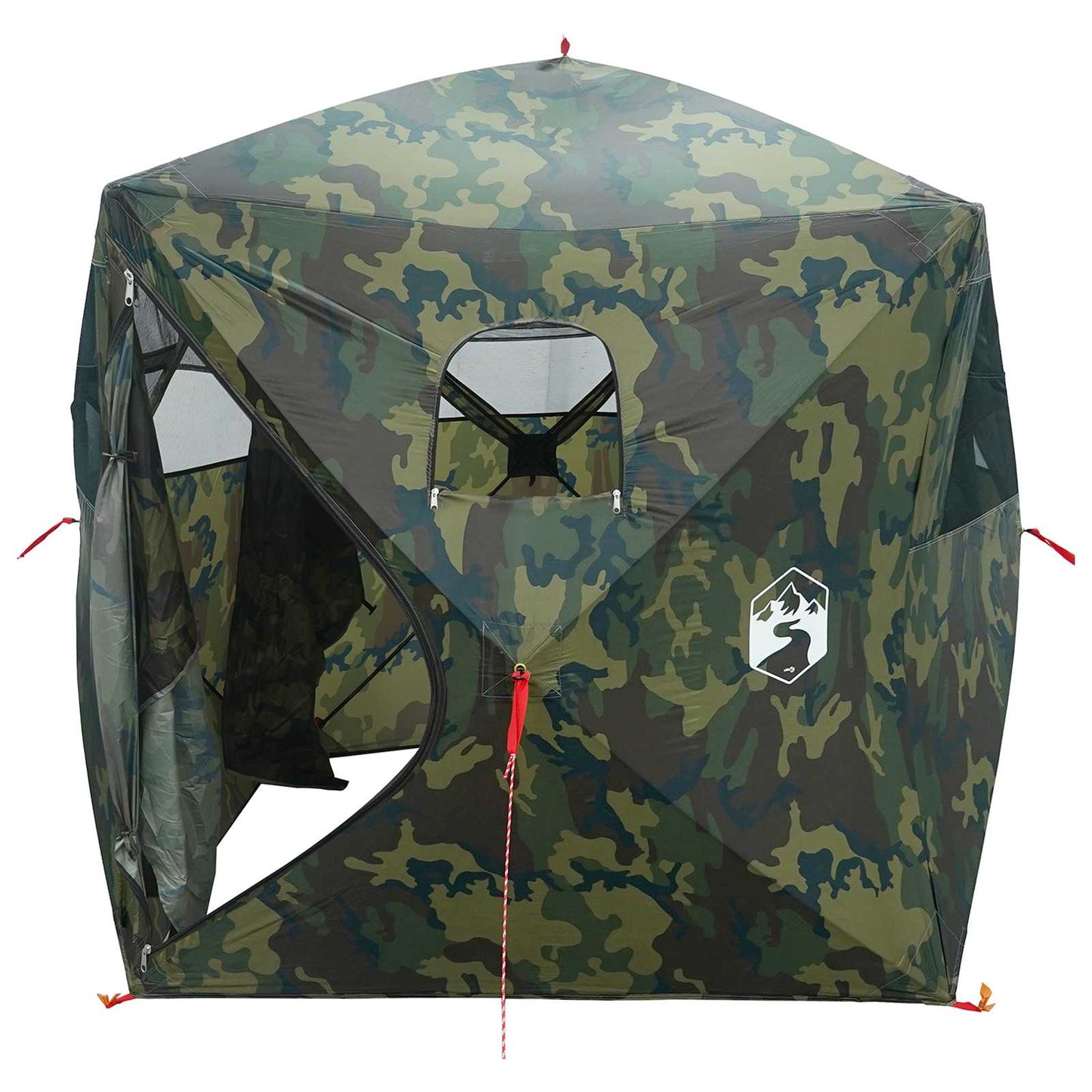Jagttelt Camouflage 143 x 143 x 165 cm Polyester og Stål