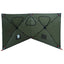 Jagttelt med tag Army Grøn 145 x 145 x 150 cm Polyester og Stål