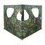Jagttelt Camouflage 145 x 145 x 150 cm Polyester og Stål