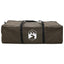 Tipi telt med tag Brun Grå 250 x 250 cm Polyester og Stål