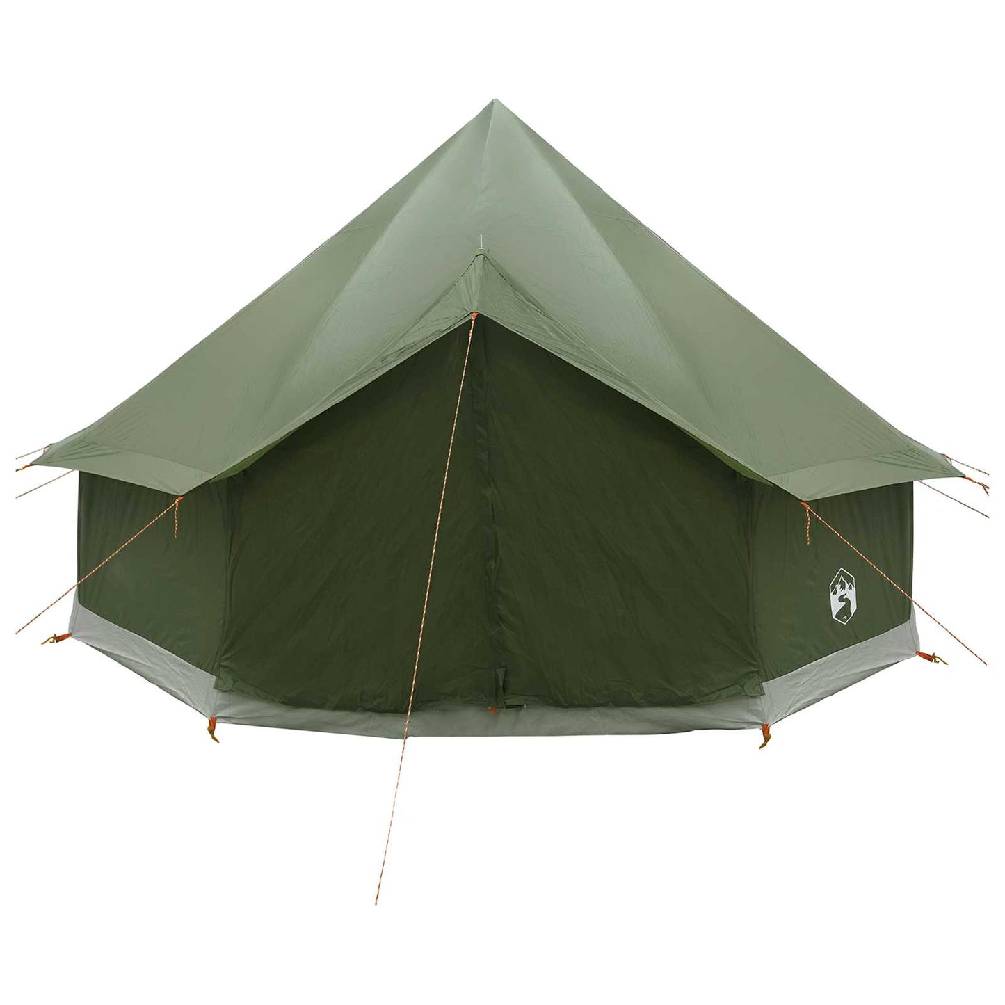 Tipi telt Olivengrøn 300 x 300 x 200 cm Polyester og Stål