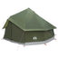 Tipi telt Olivengrøn 400 x 400 x 250 cm Polyester og Stål