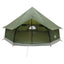 Tipi telt Olivengrøn 400 x 400 x 250 cm Polyester og Stål