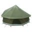Tipi telt Olivengrøn 400 x 400 x 250 cm Polyester og Stål