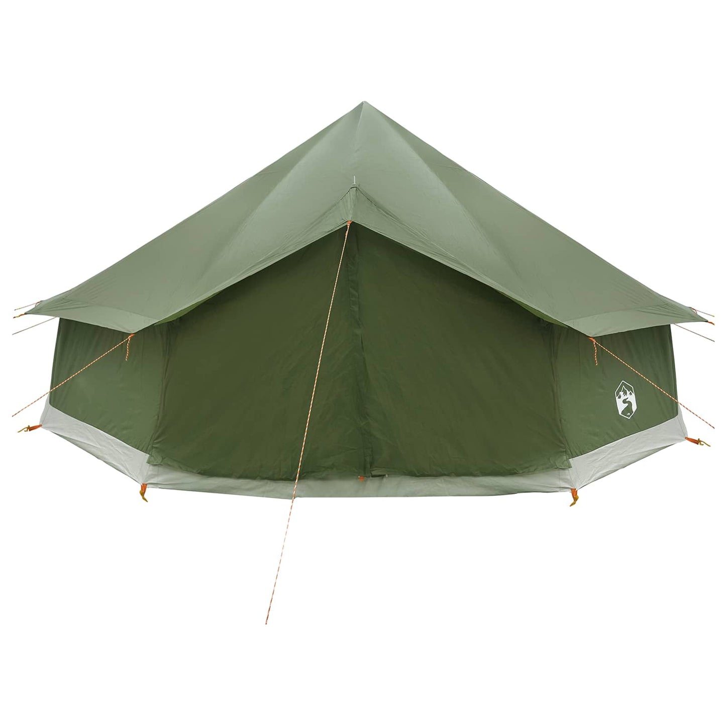 Tipi telt Olivengrøn 600 x 600 x 350 cm Polyester og Stål