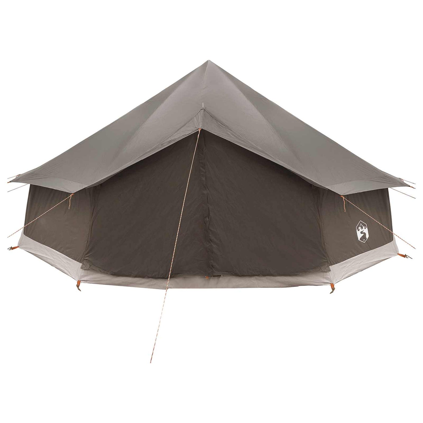 Tipi telt med tag Brun Grå 600 x 600 x 350 cm Polyester og Stål