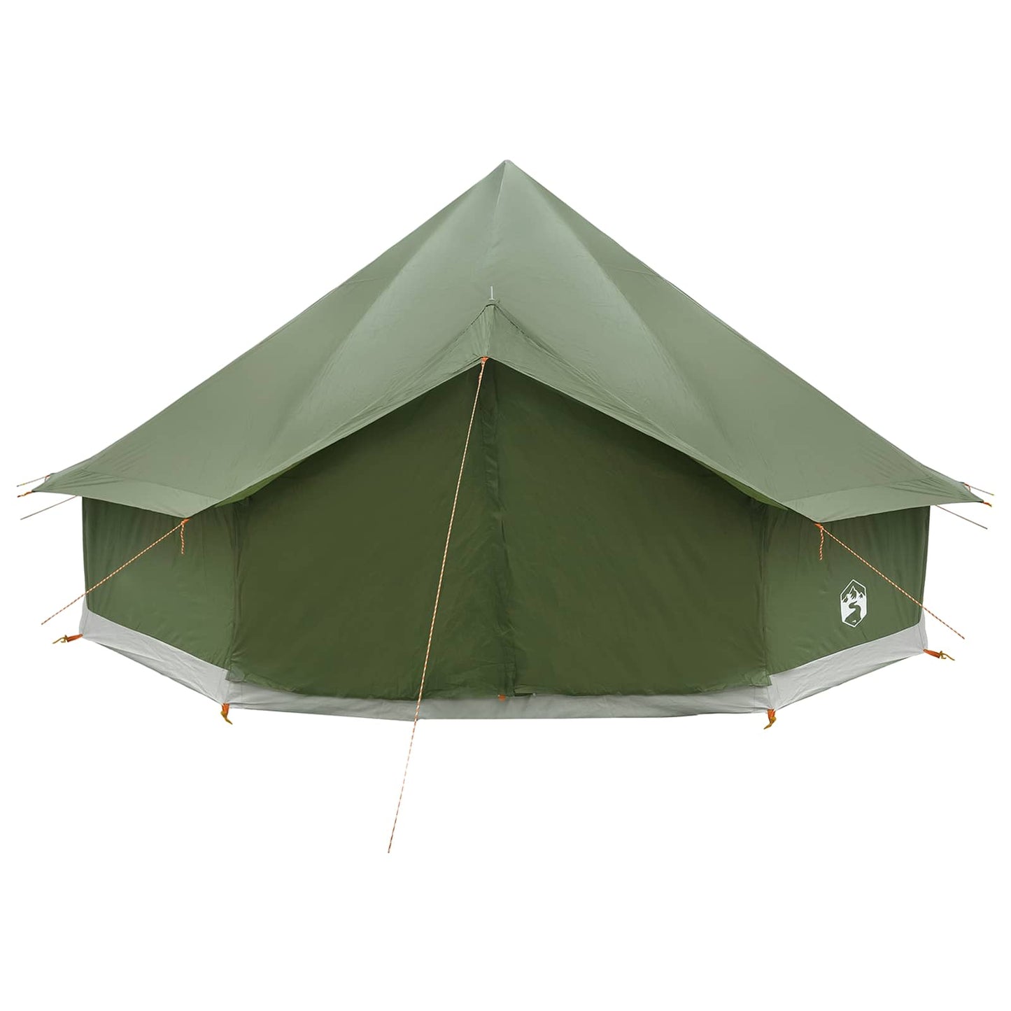 Tipi telt Olivengrøn 500 x 500 x 300 cm Polyester og Stål