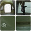 Tunneltelt Olivengrøn 400 x 260 x 200 cm Polyester og Stål