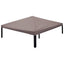 Gazebo Dække med tag Gråbrun 300 x 300 cm Polyester og Stål