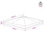 Gazebo Dække med tag Gråbrun 300 x 300 cm Polyester og Stål