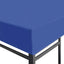 Gazebo Dække 300 x 400 cm Blå
