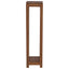 Planteholder 2 stk. Naturfarvet 25 x 25 x 100 cm Massiv Teaktræ