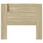 Hovedgærde kabinet med LED Sonoma 120 x 16,5 x 103,5 cm