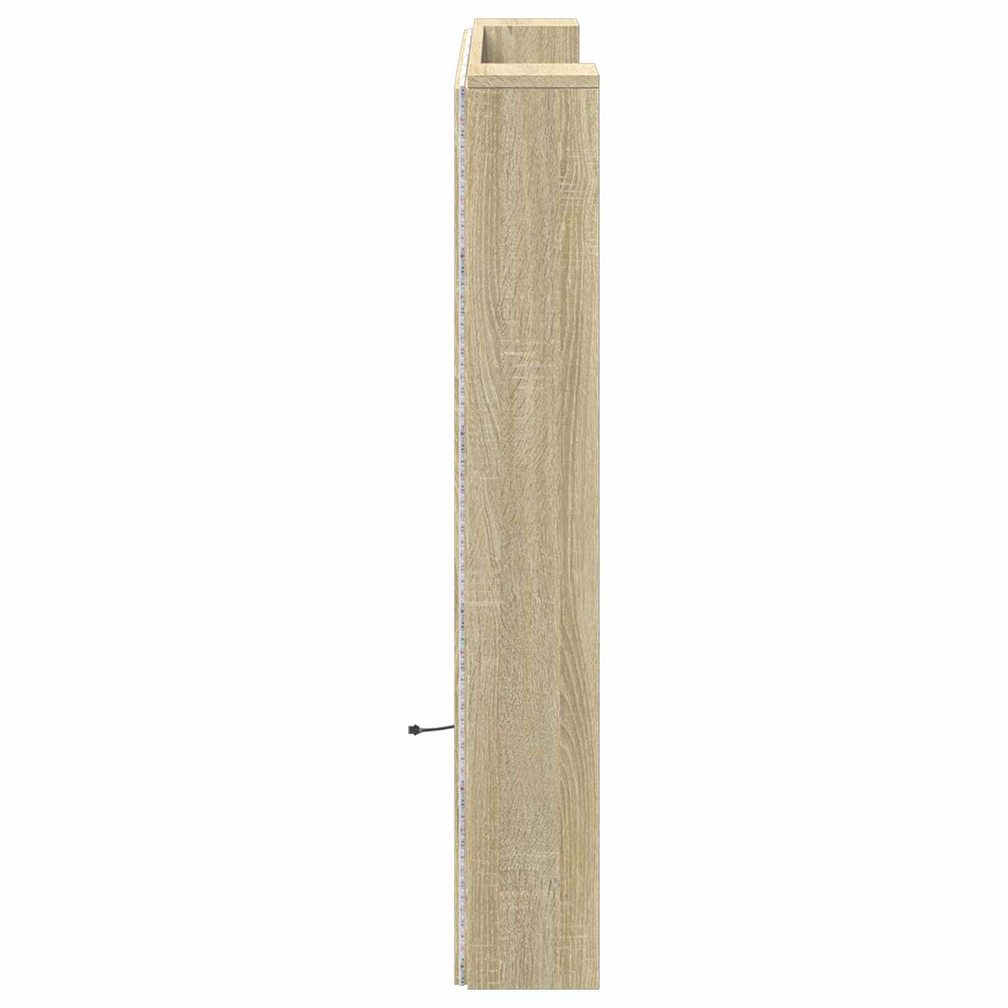 Hovedgærde kabinet med LED Sonoma 120 x 16,5 x 103,5 cm