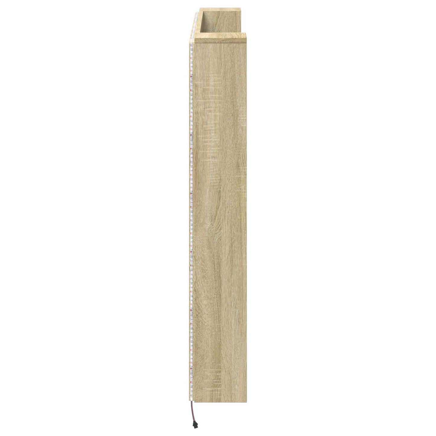 Hovedgærde kabinet med LED Sonoma 140 x 16,5 x 103,5 cm