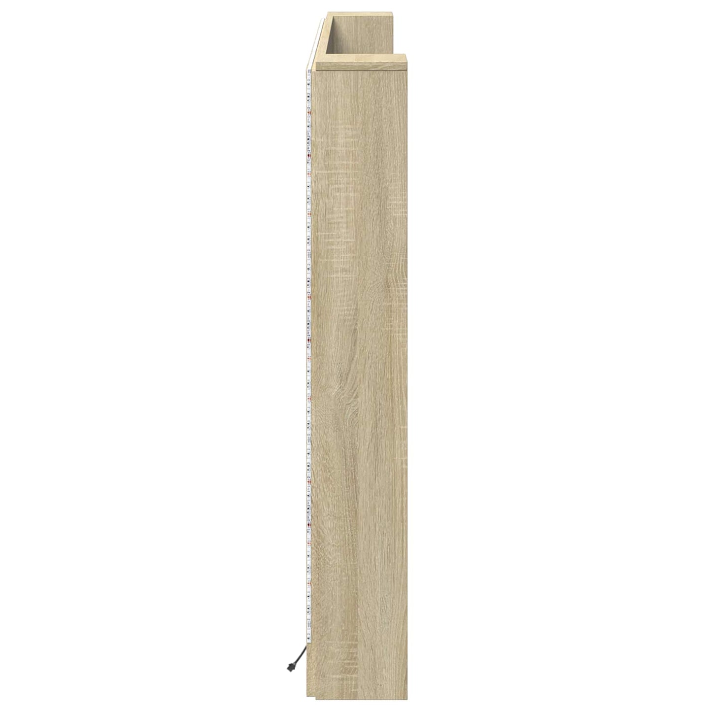 Hovedgærde kabinet med LED Sonoma 180 x 16,5 x 103,5 cm