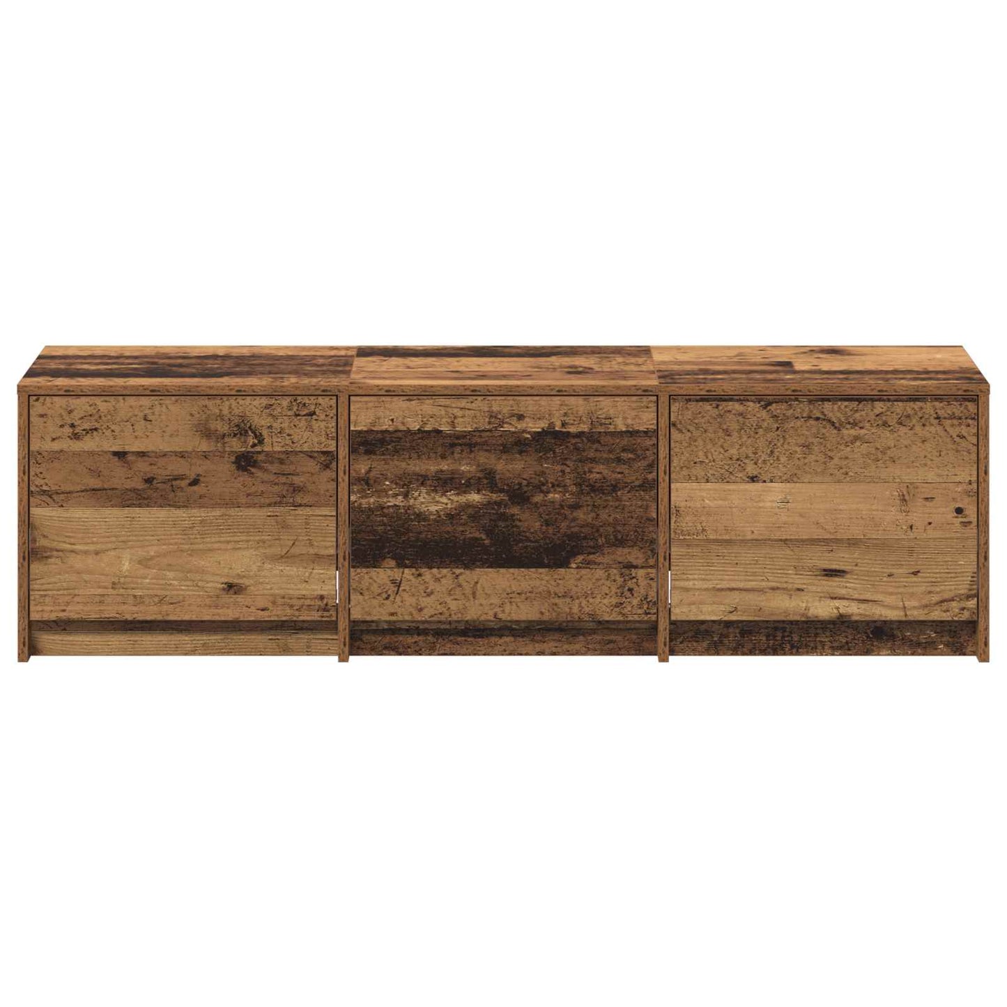 TV-skab 140 x 34 x 40 cm Gammelt træ Konstrueret træ
