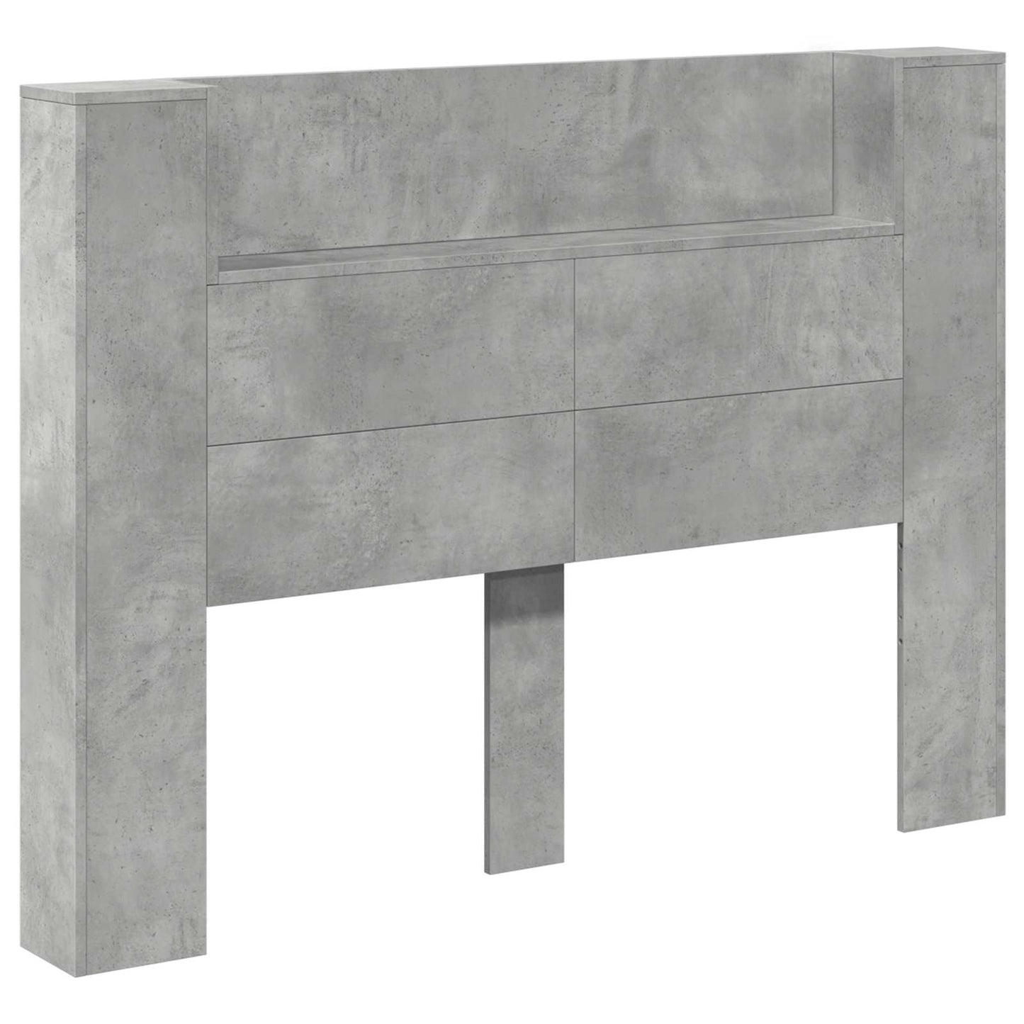 Hovedgærde kabinet med LED Beton 140 x 16,5 x 103,5 cm