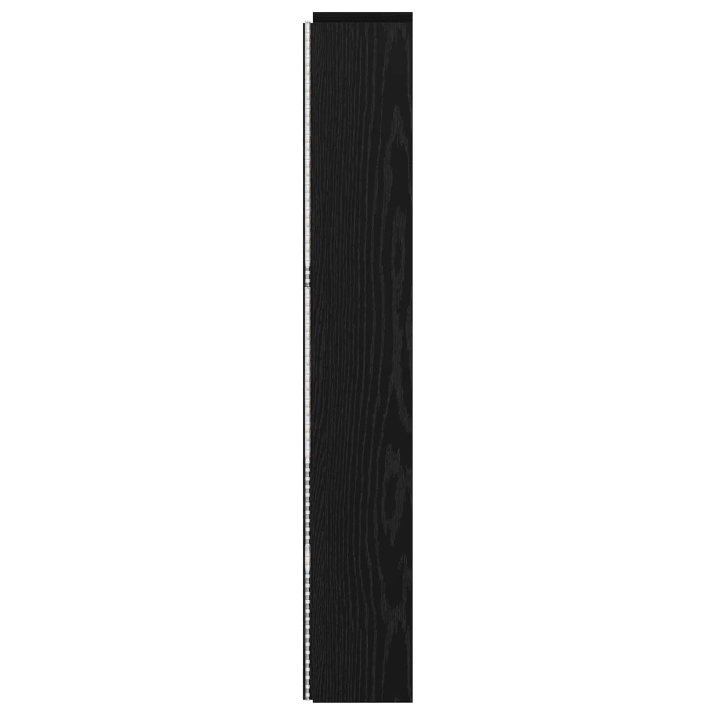 Hovedgærde kabinet med LED Sort Eg 140 x 16,5 x 103,5 cm
