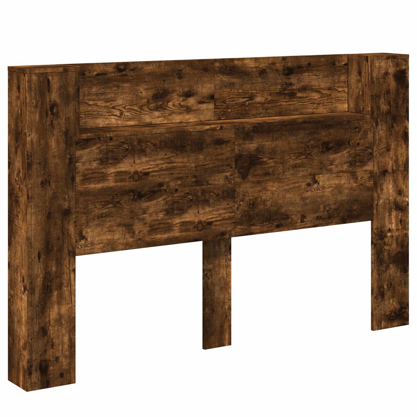 Hovedgærde kabinet med LED Røget Eg 160 x 16,5 x 103,5 cm