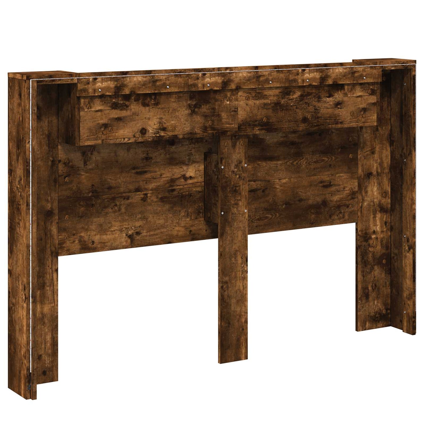 Hovedgærde kabinet med LED Røget Eg 160 x 16,5 x 103,5 cm