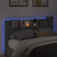 Hovedgærde kabinet med LED Beton 180 x 16,5 x 103,5 cm