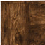 Hovedgærde kabinet med LED Røget Eg 180 x 16,5 x 103,5 cm