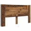 Hovedgærde kabinet med LED Gammelt træ 180 x 16,5 x 103,5 cm