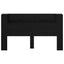 Hovedgærde kabinet med LED Sort Eg 180 x 16,5 x 103,5 cm