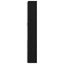 Hovedgærde kabinet med LED Sort Eg 180 x 16,5 x 103,5 cm
