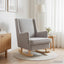 Gyngestol Lysegrå 62 x 80 x 85 cm Bouclé