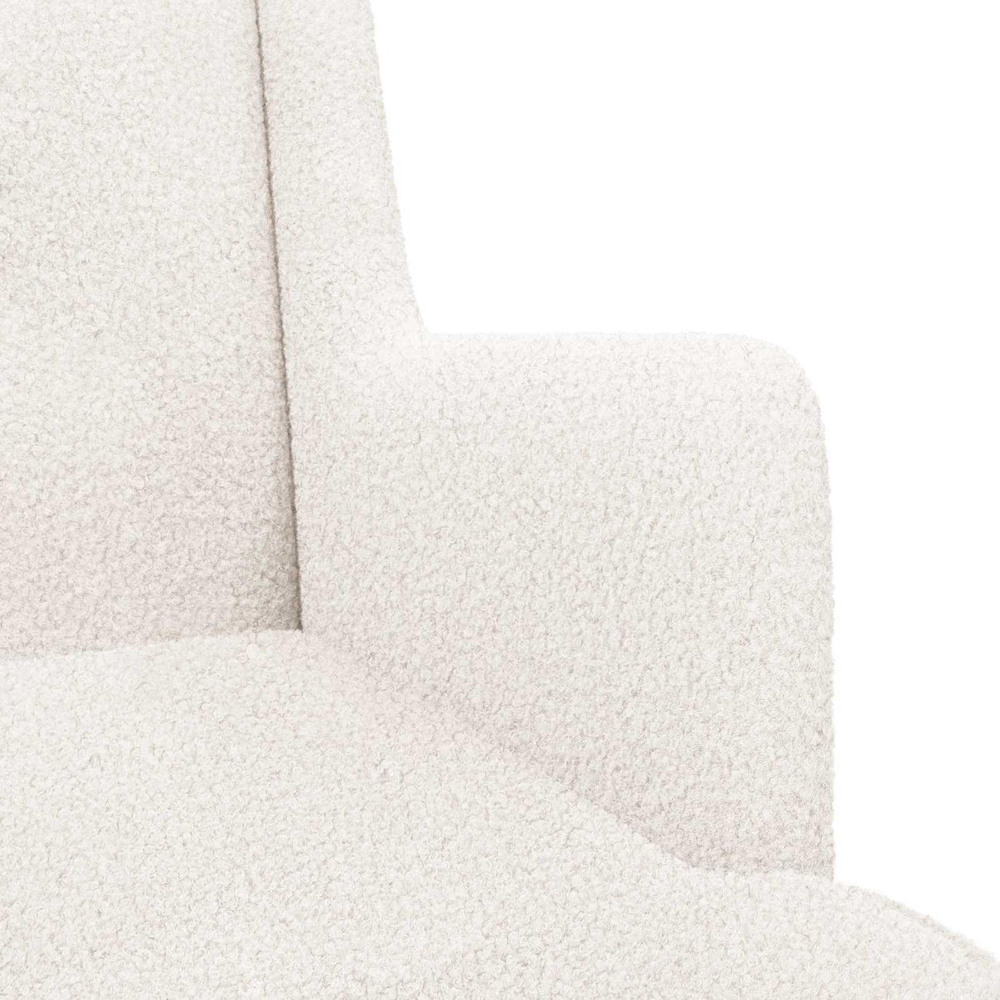 Gyngestol Cremefarvet 62 x 80 x 85 cm Bouclé