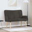 2-personers sofa Mørkegrå 115 x 61 x 87 cm Bouclé