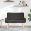 2-personers sofa Mørkegrå 115 x 61 x 87 cm Bouclé