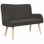 2-personers sofa Mørkegrå 115 x 61 x 87 cm Bouclé