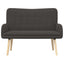 2-personers sofa Mørkegrå 115 x 61 x 87 cm Bouclé