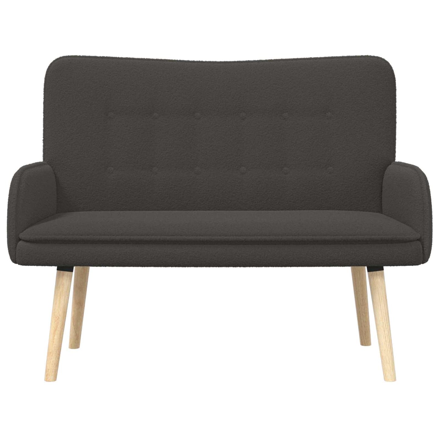 2-personers sofa Mørkegrå 115 x 61 x 87 cm Bouclé