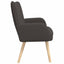 2-personers sofa Mørkegrå 115 x 61 x 87 cm Bouclé
