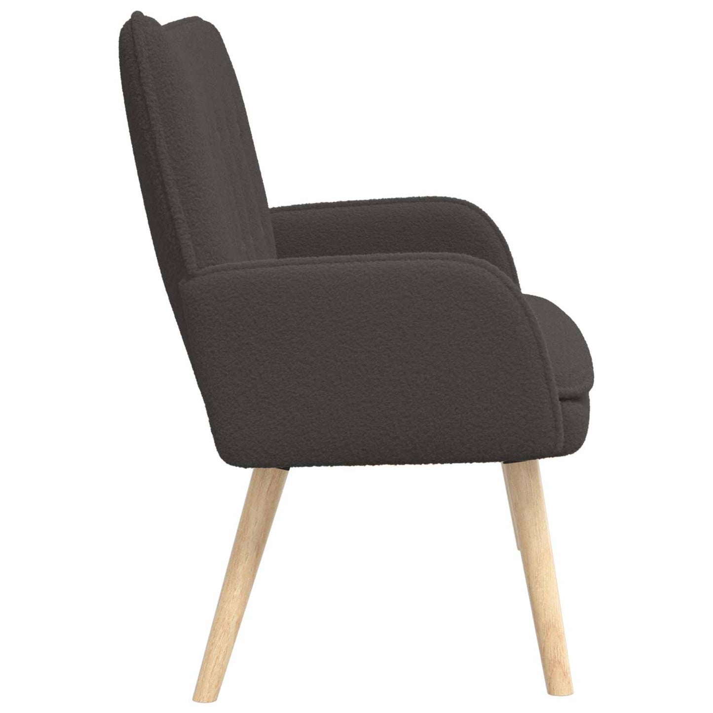 2-personers sofa Mørkegrå 115 x 61 x 87 cm Bouclé