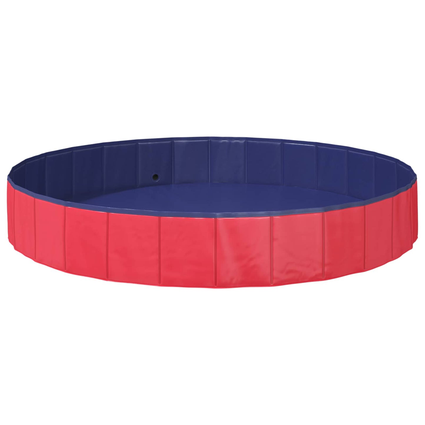 Børne svømmepool Rød Ø200 x 30 cm Tykt PVC og konstrueret træ