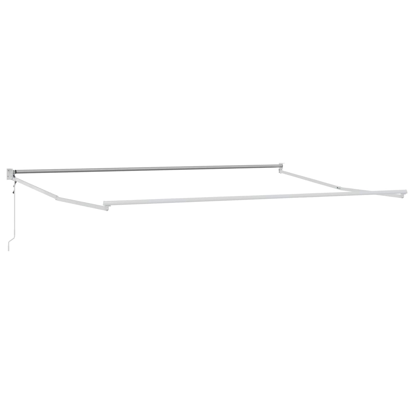 Udtrækkelig markise Beige 4 x 2 m Polyester og metal