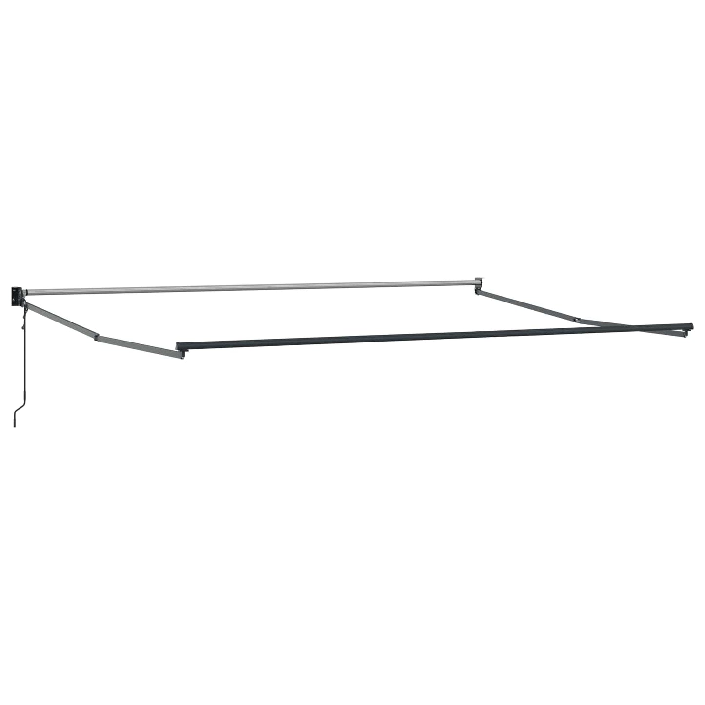Udtrækkelig markise Beige 4 x 2 m Polyester og metal
