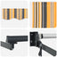 Elektrisk Utrækkelig Markise Gul og Grå 2,5 x 2 m