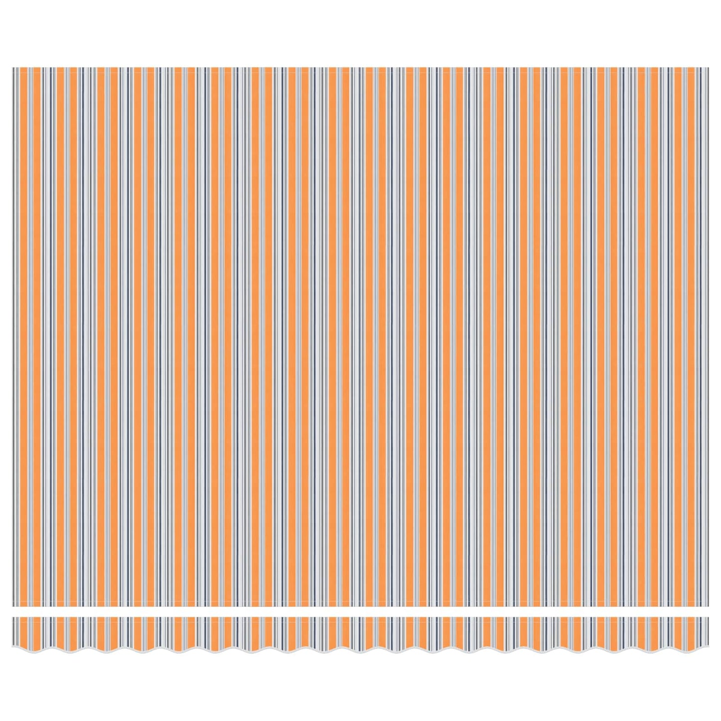 Utrækkelig Markise Orange og Grå 400 × 300 cm