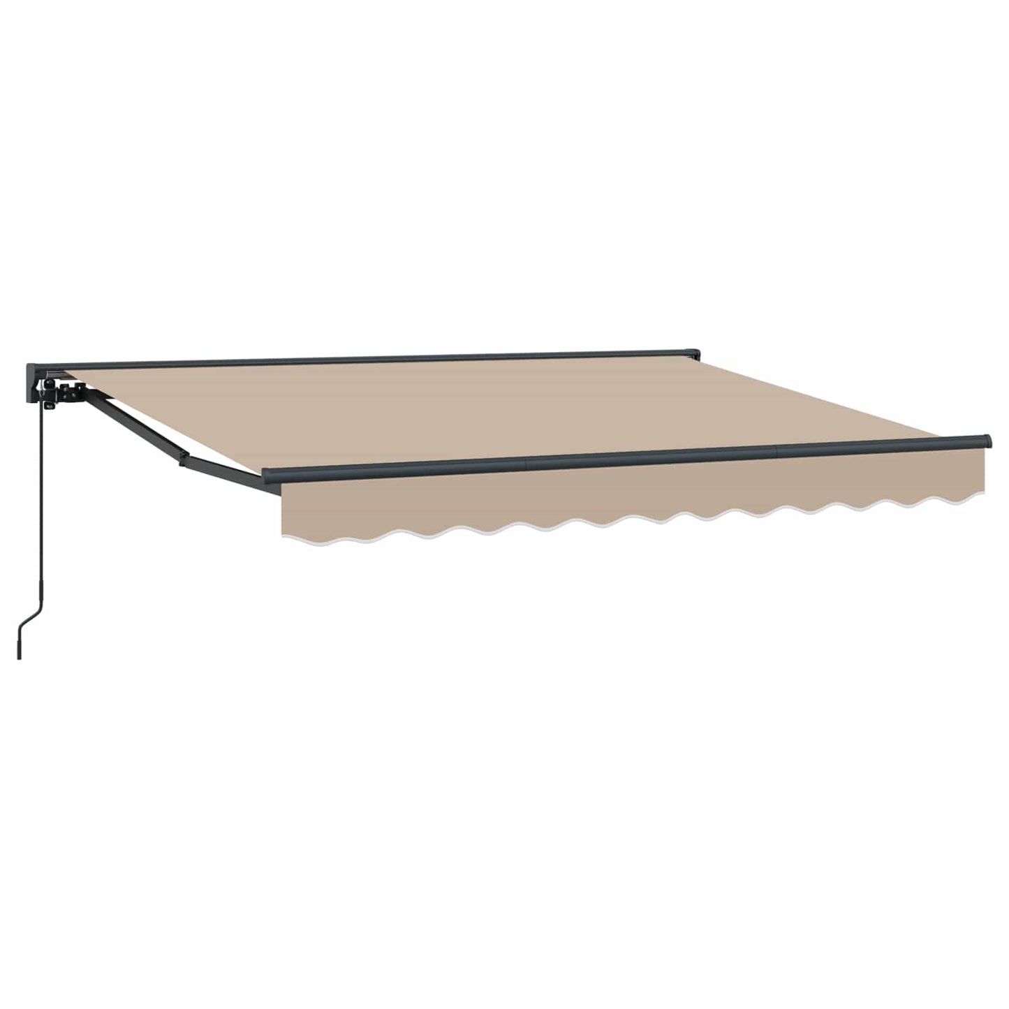 Manuel Utrækkelig Markise Beige 2,5 x 2 m